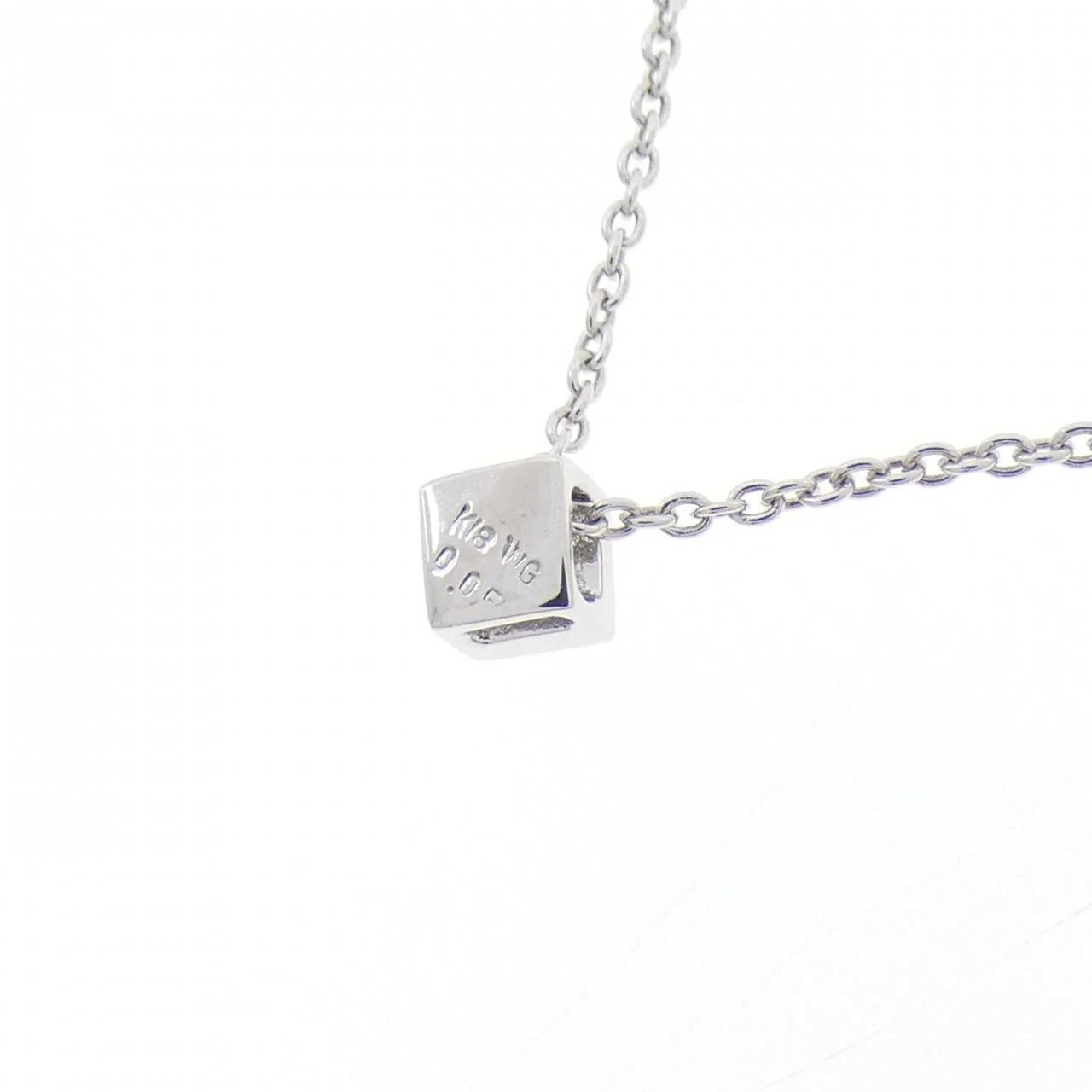Au750 Diamond Necklace - Image 4