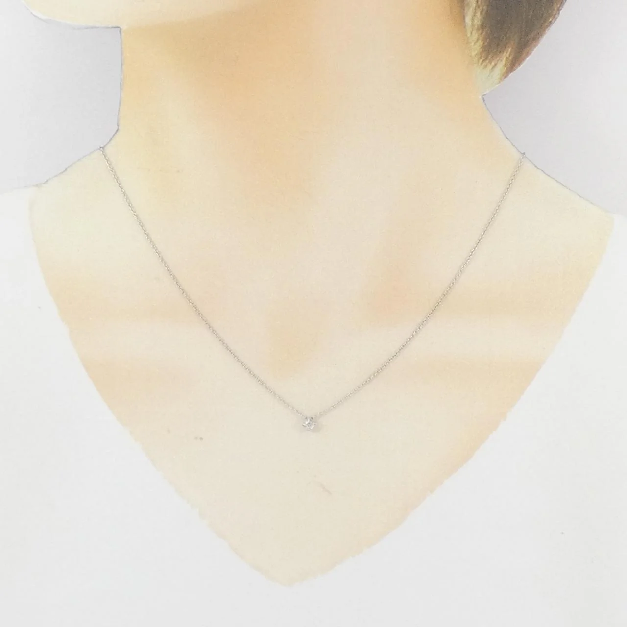 Au750 Diamond Necklace - Image 6