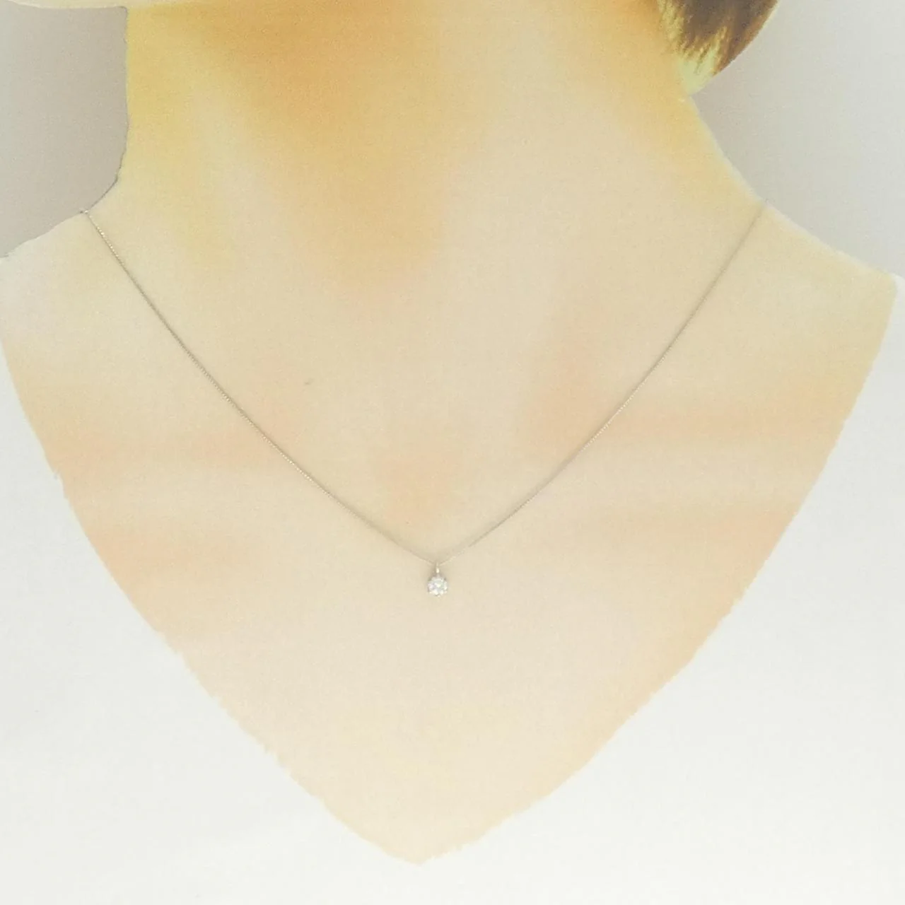 Au750 Diamond Necklace - Image 6