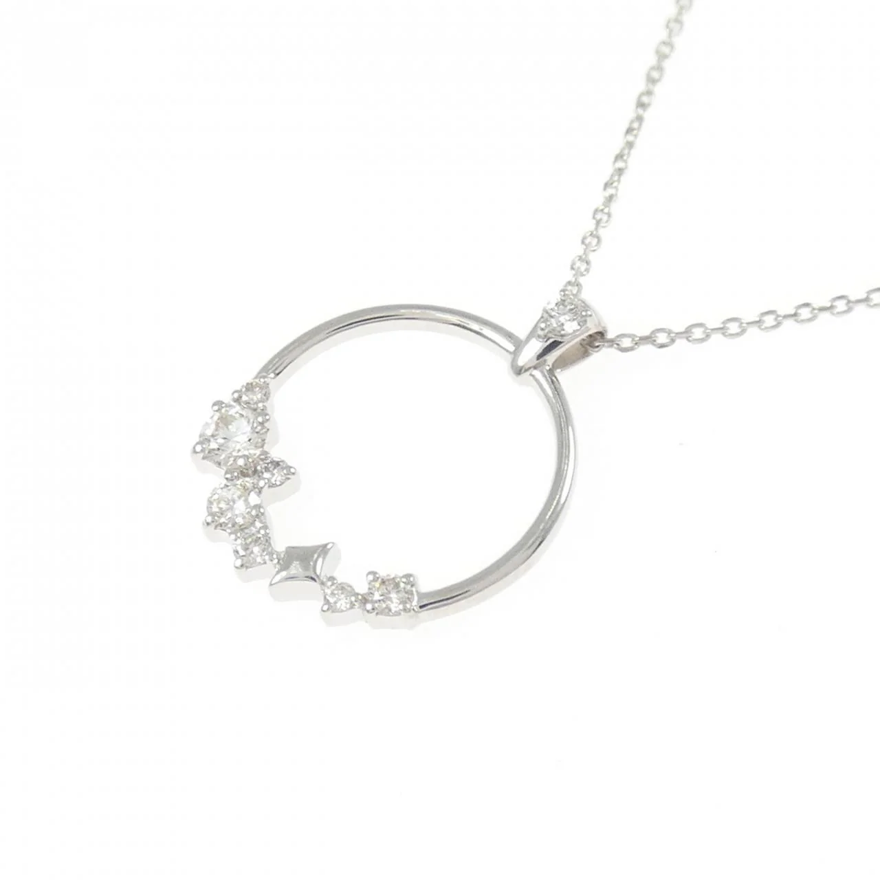 Au750 Diamond Necklace - Image 3