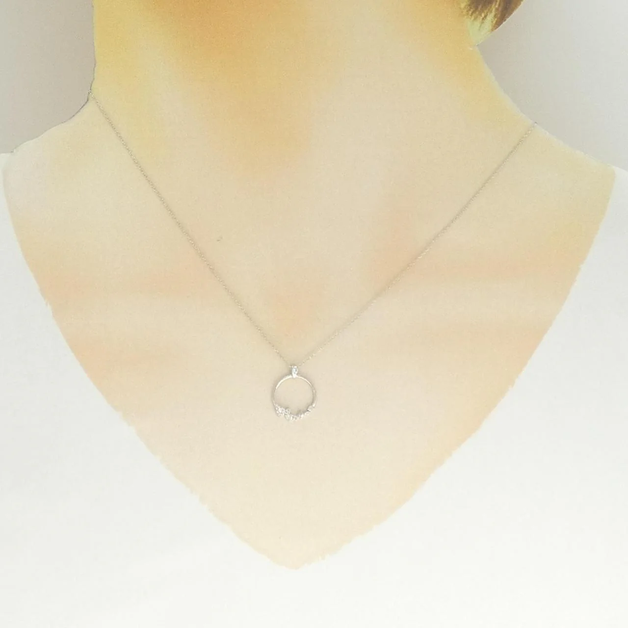 Au750 Diamond Necklace - Image 6