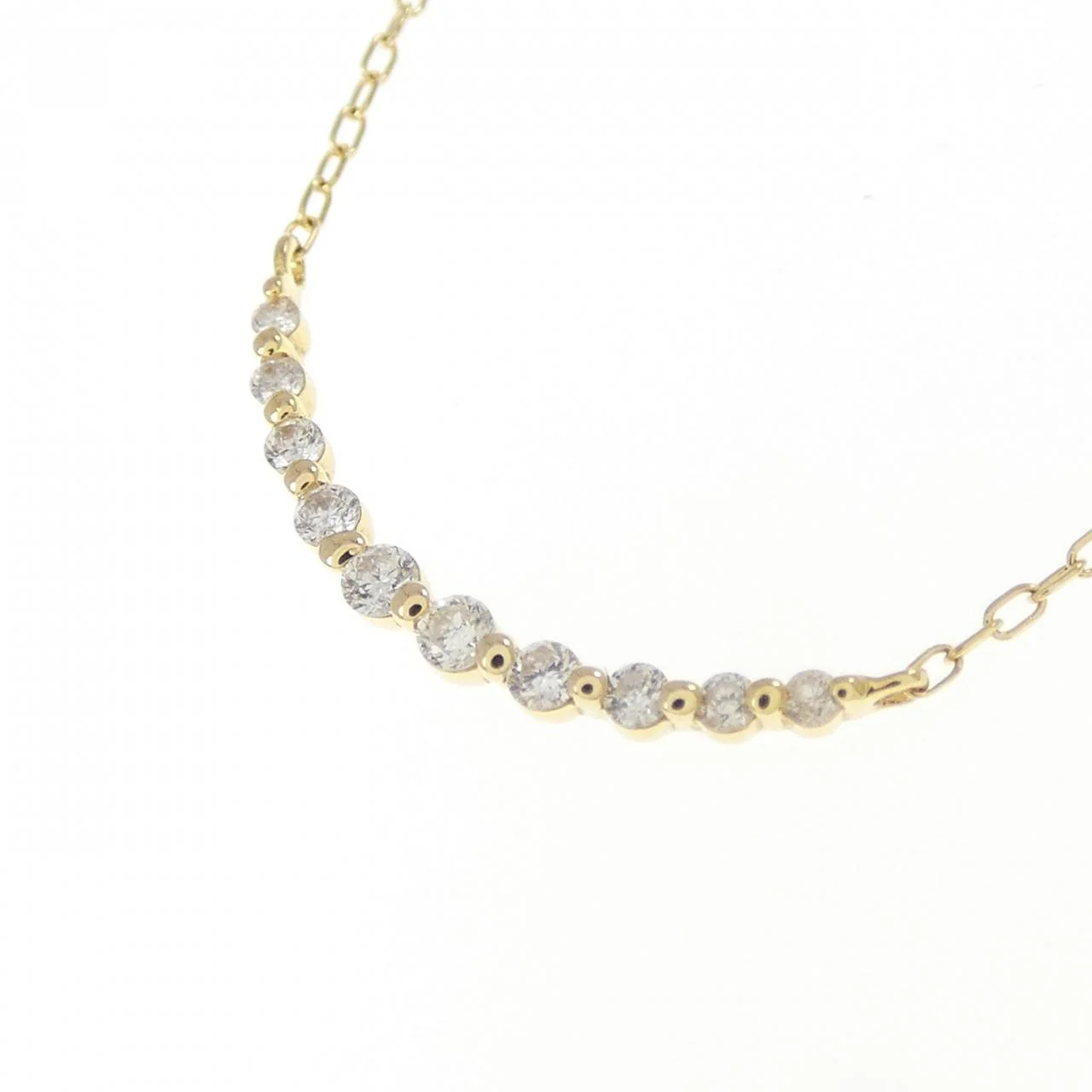 Au750 Diamond Necklace - Image 3