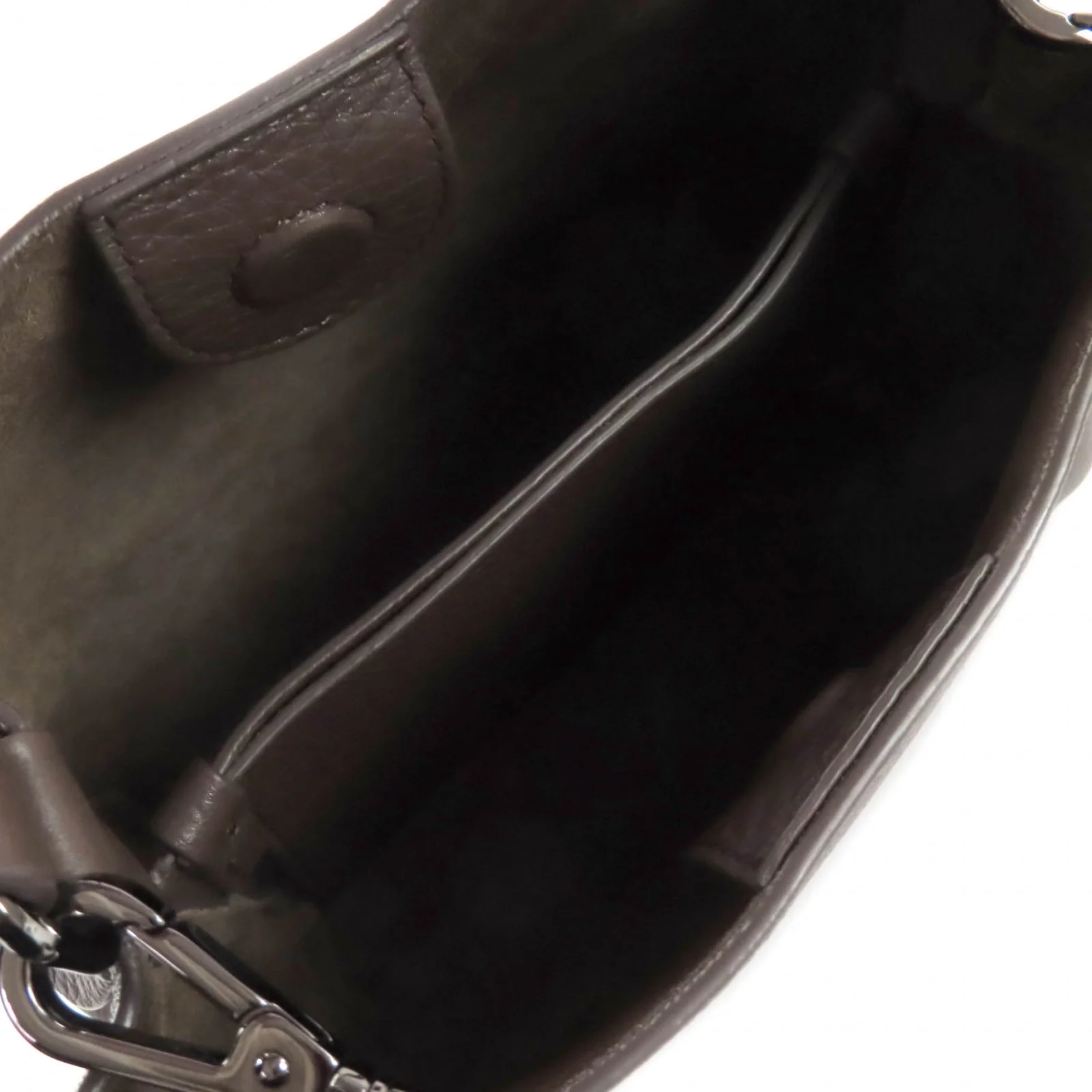 Brunello Cucinelli Leather Shoulder Bag - Image 4