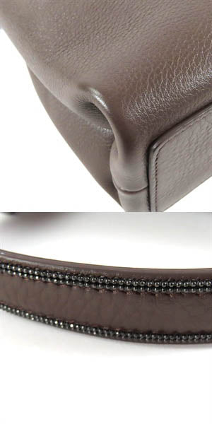 Brunello Cucinelli Leather Shoulder Bag - Image 7