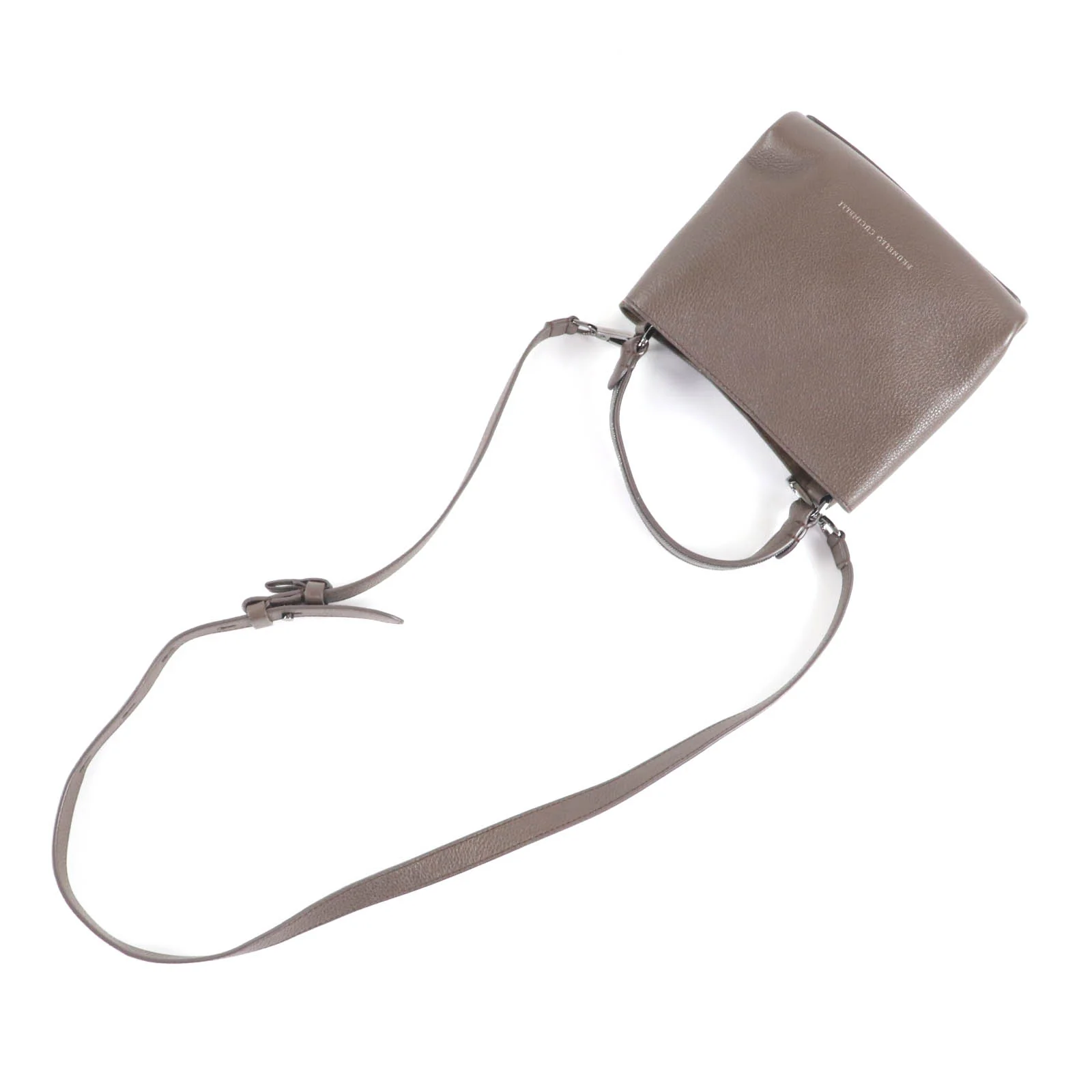 Brunello Cucinelli Leather Shoulder Bag - Image 9