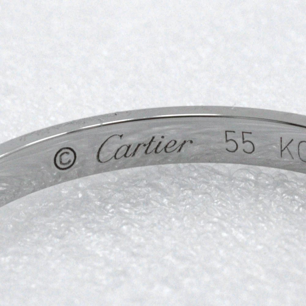 Cartier Wedding Pt950 Platinum Ring Size 14.5 - Image 3