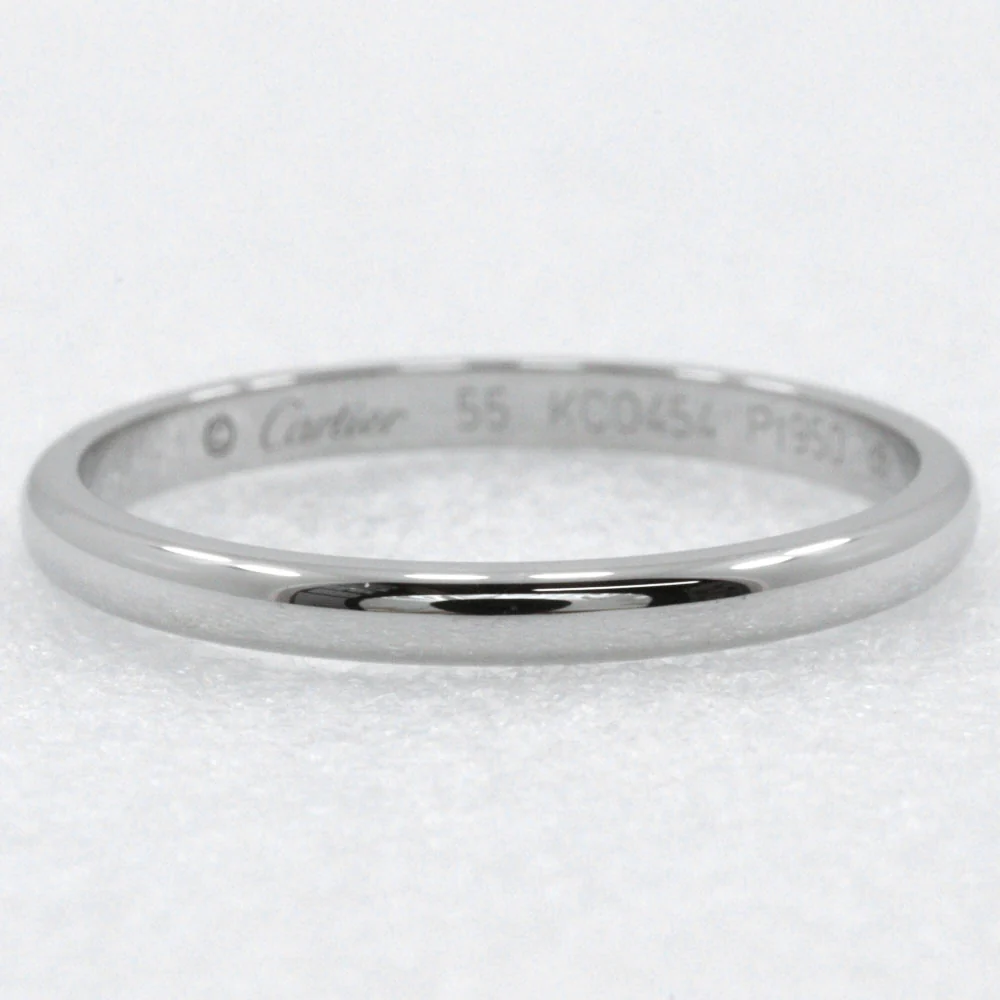Cartier Wedding Pt950 Platinum Ring Size 14.5 - Image 5