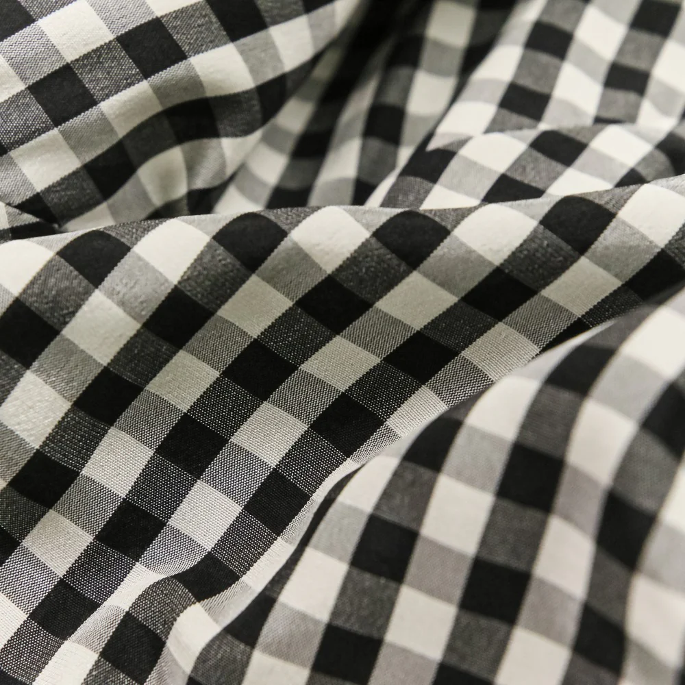 Christian Dior Gingham Check Silk Dress - Image 10