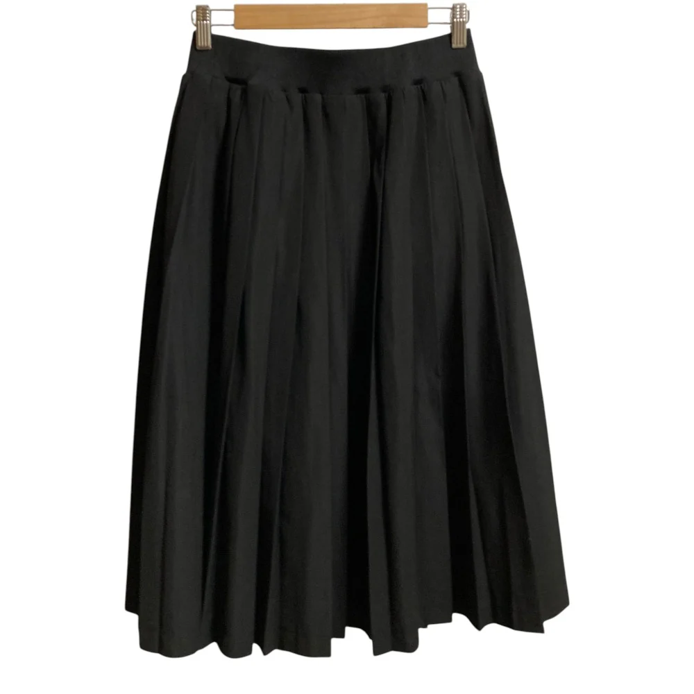 FRED PERRY Sheer Knit Paneled Skirt - Image 4