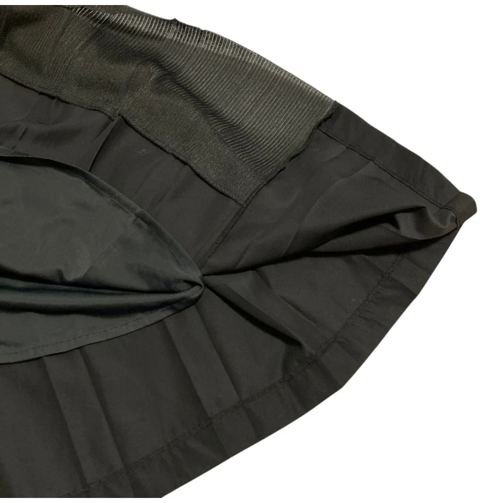 FRED PERRY Sheer Knit Paneled Skirt - Image 6