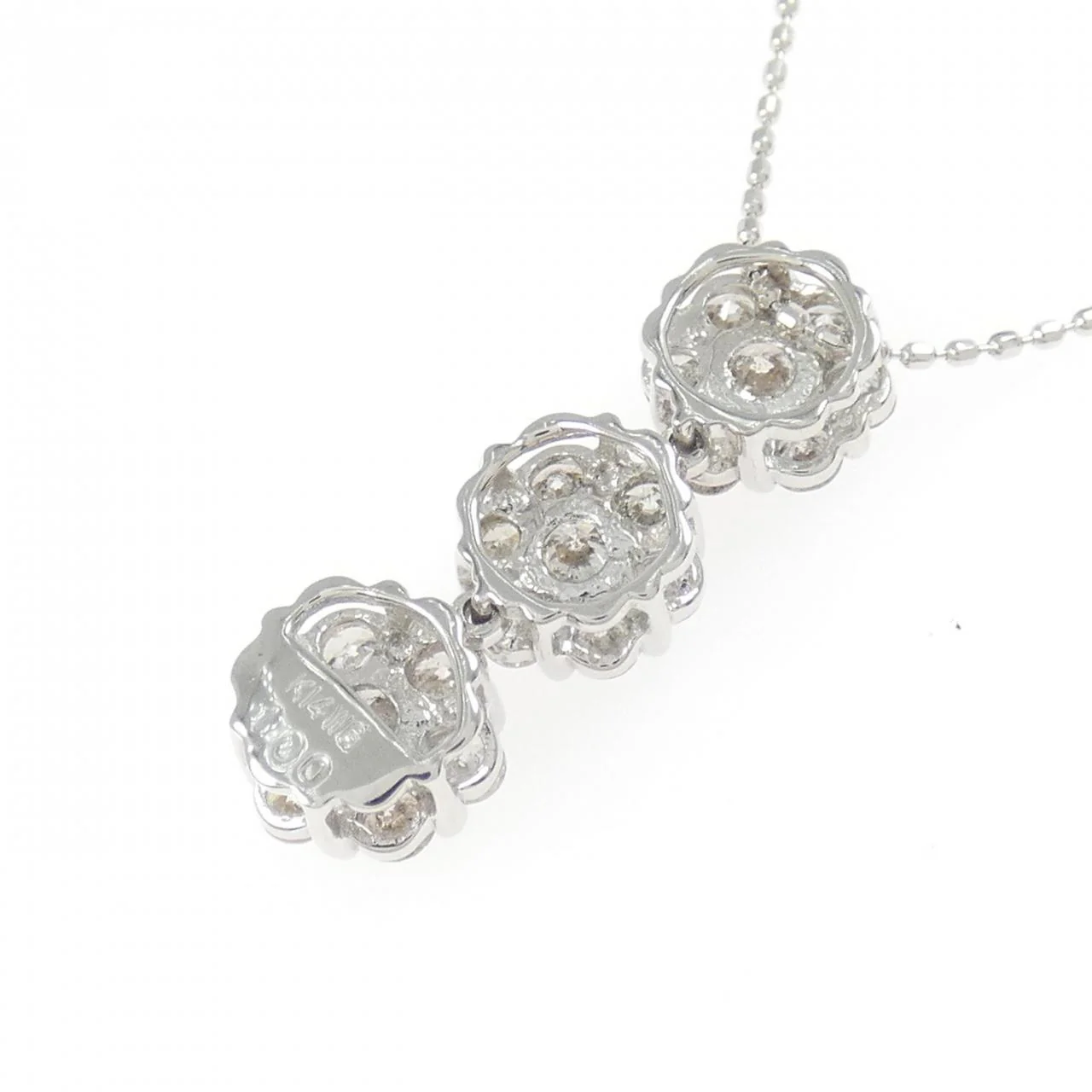 K14WG Diamond Necklace - Image 4