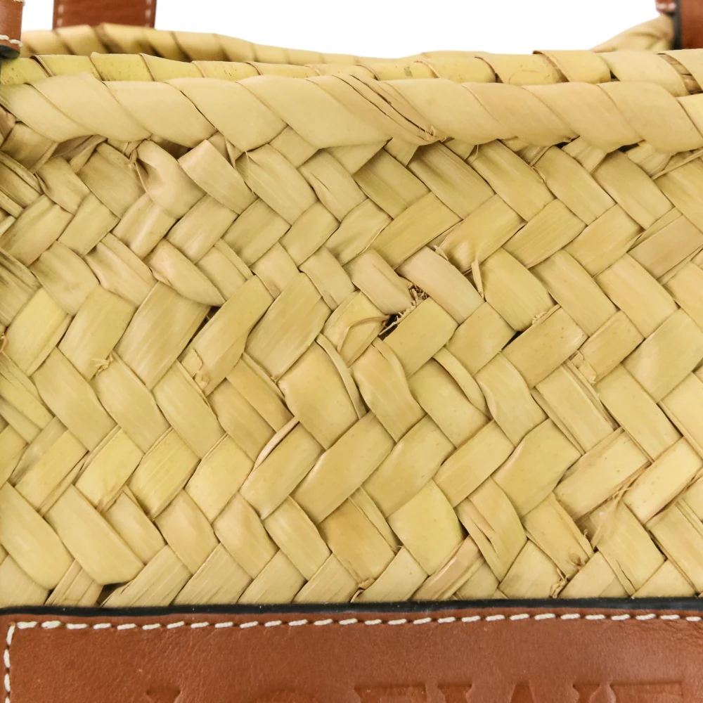 Loewe Basket Leather Tote Bag - Image 11