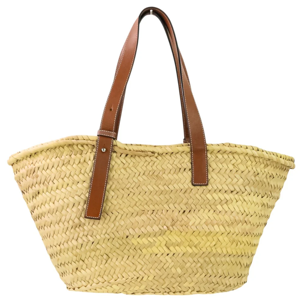 Loewe Basket Leather Tote Bag - Image 3