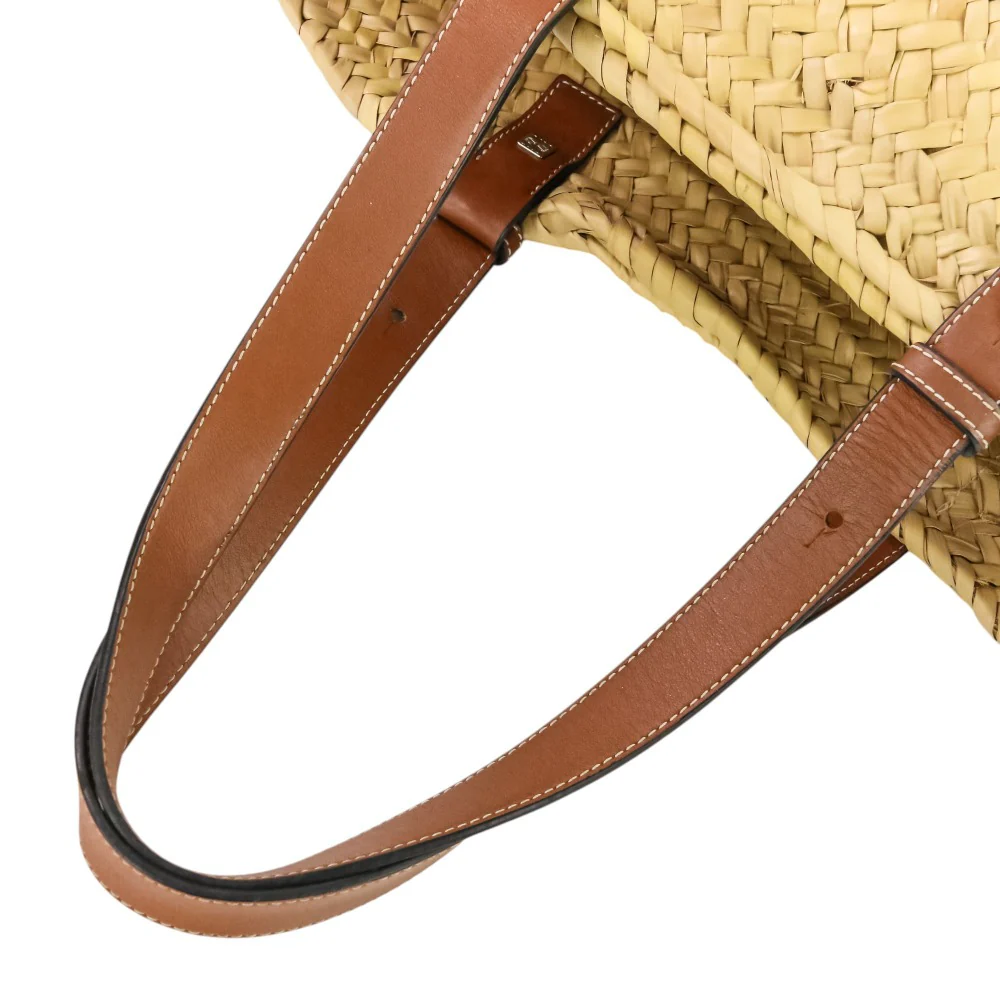 Loewe Basket Leather Tote Bag - Image 5