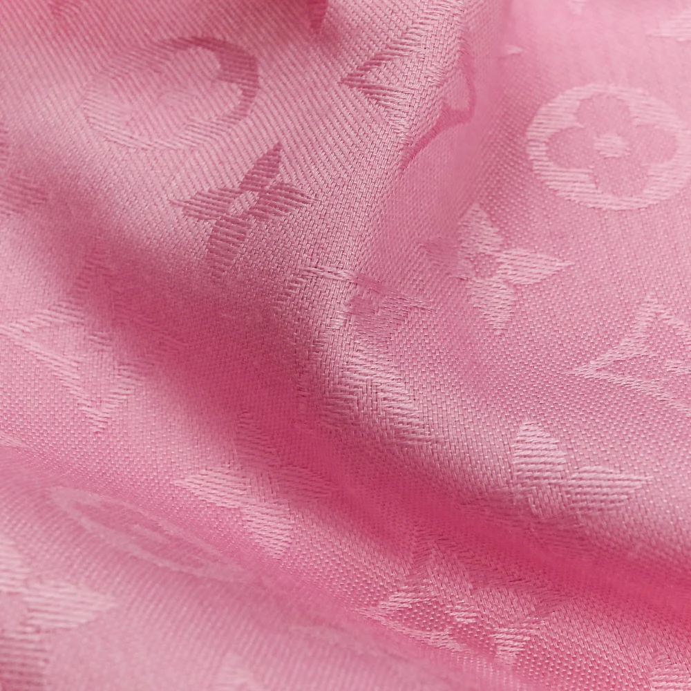 Louis Vuitton Monogram Silk Wool Shawl - Image 7