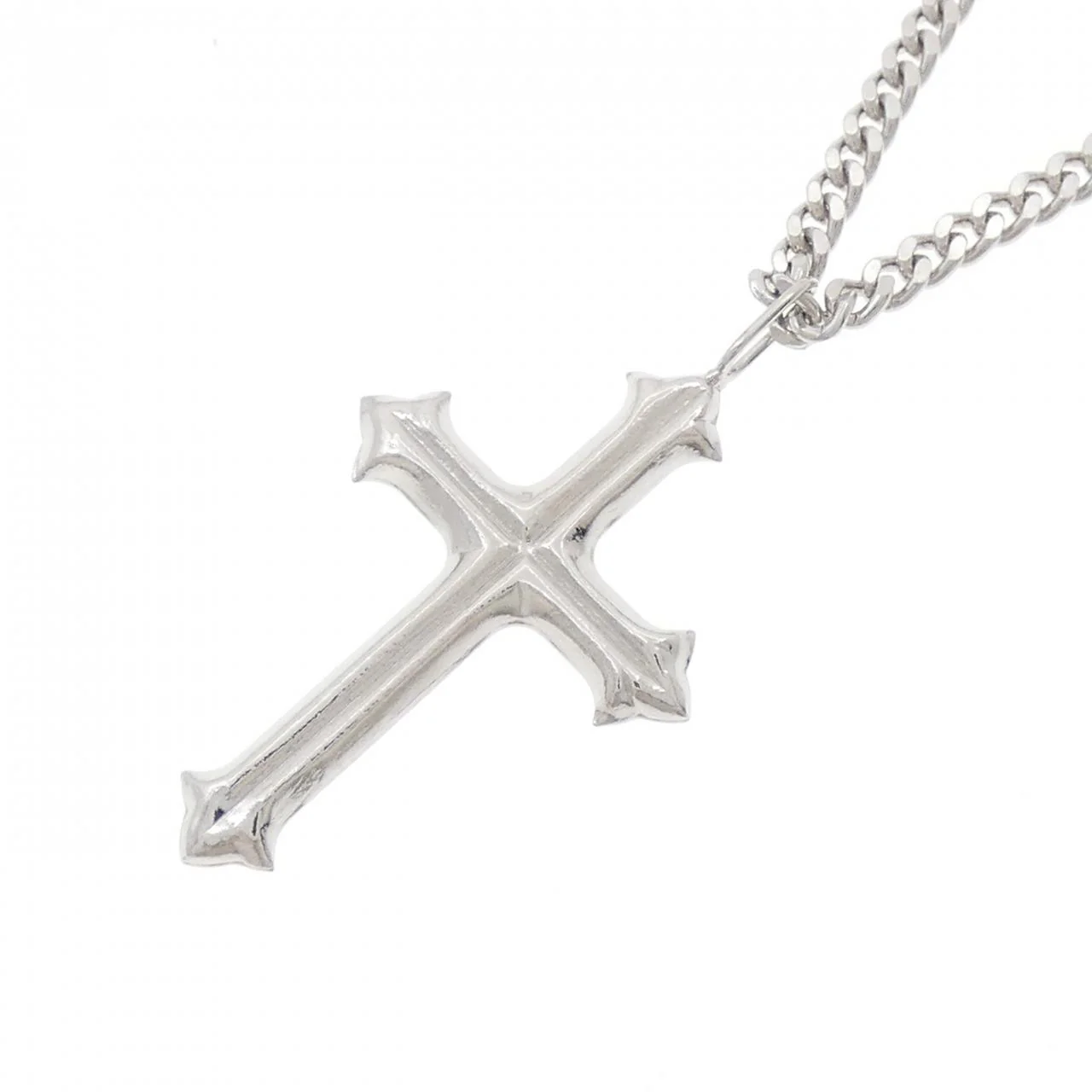 Platinum Cross Necklace - Image 3