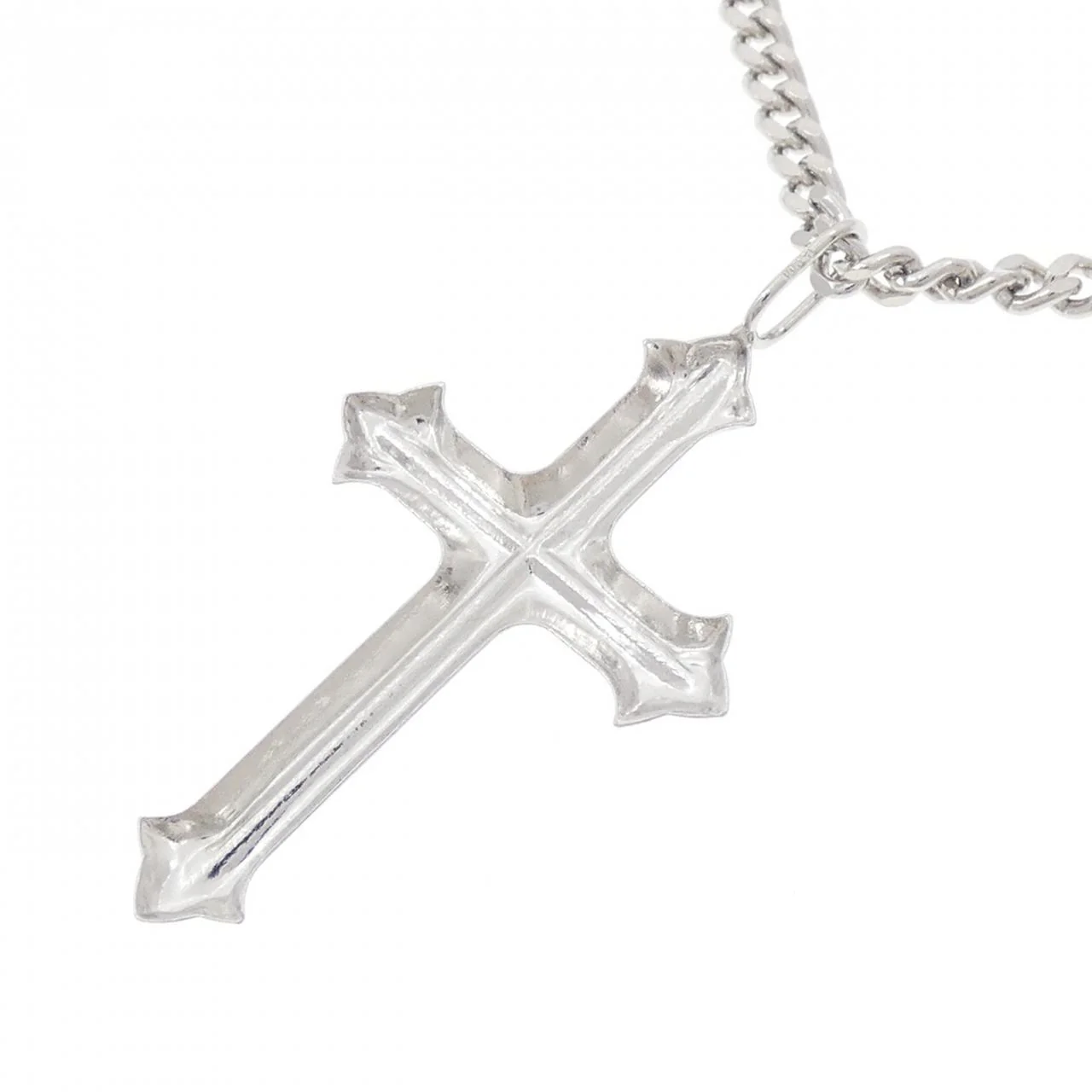Platinum Cross Necklace - Image 4