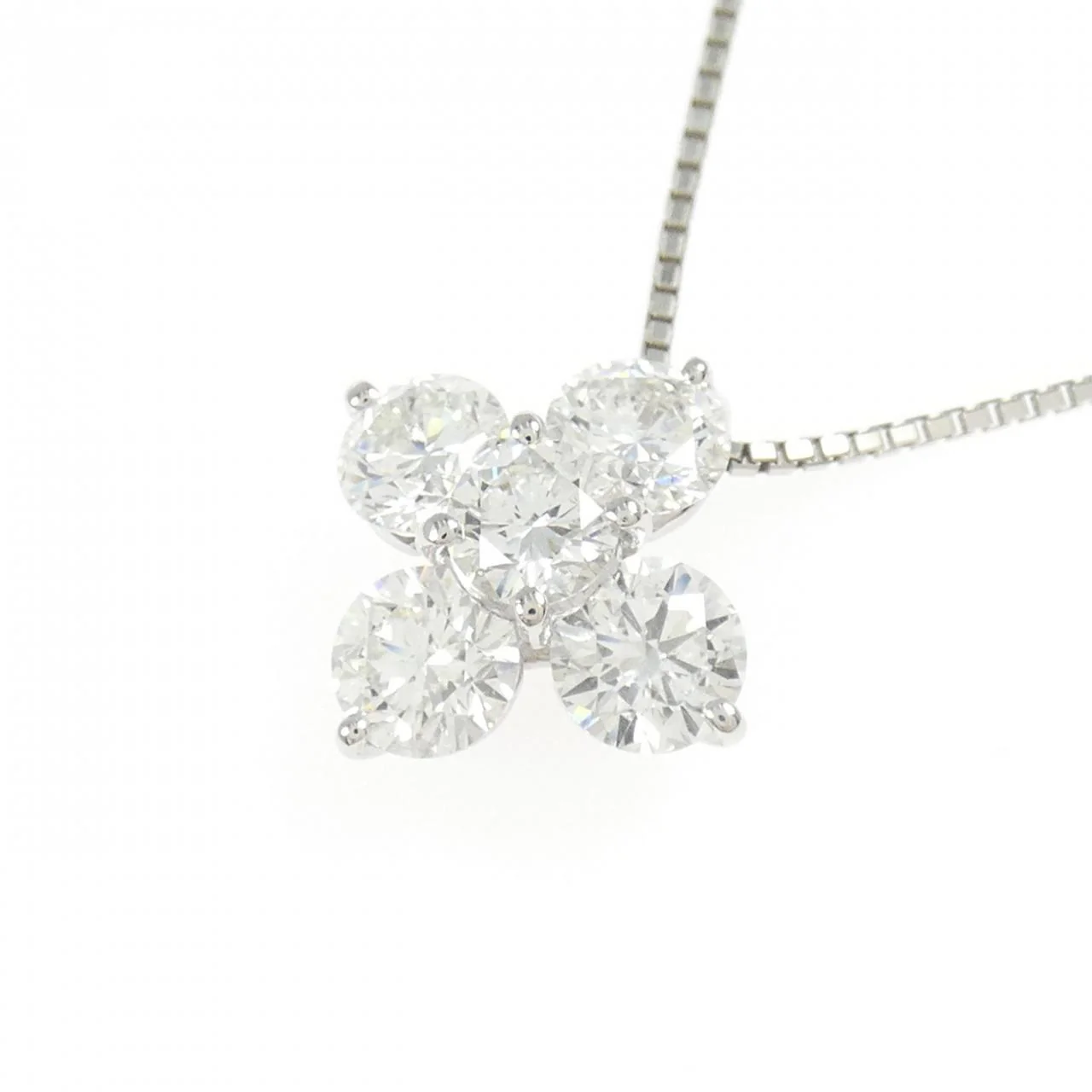 Platinum Diamond Necklace - Image 3