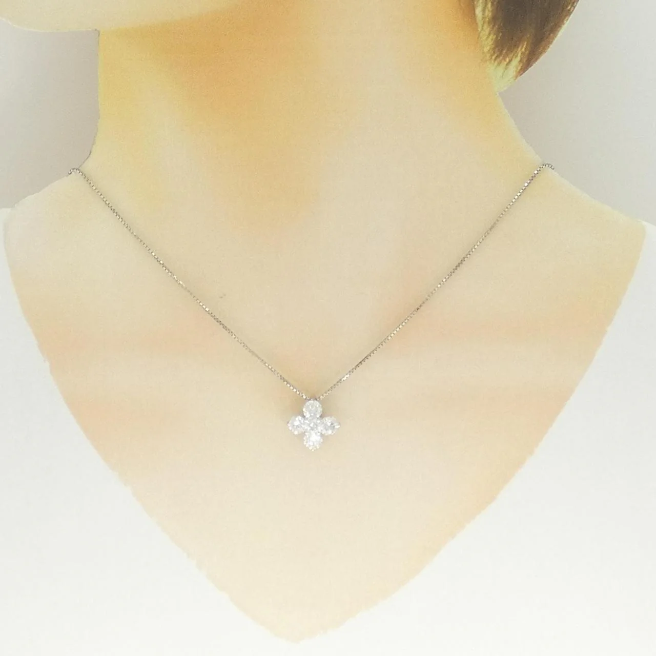 Platinum Diamond Necklace - Image 6
