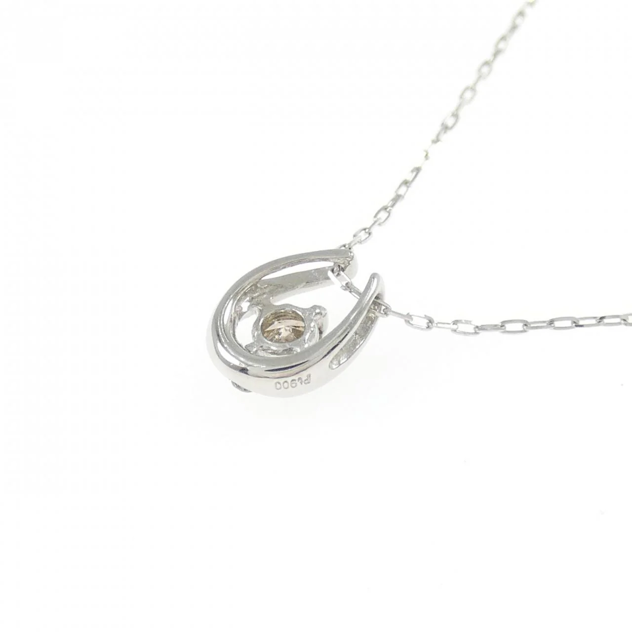 Pt900 Diamond Necklace - Image 4