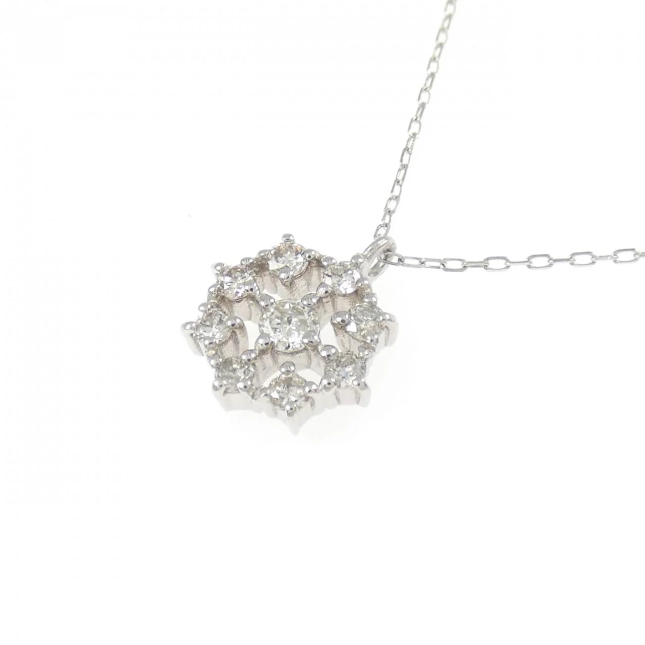 Pt900 Diamond Necklace - Image 3