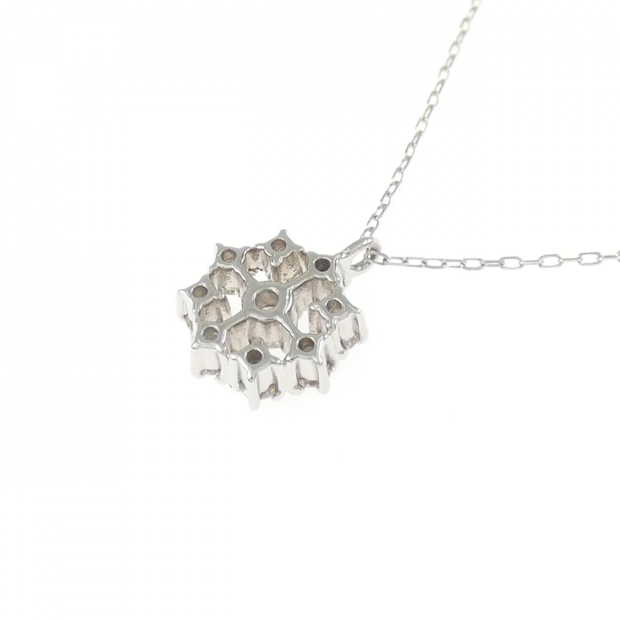 Pt900 Diamond Necklace - Image 4