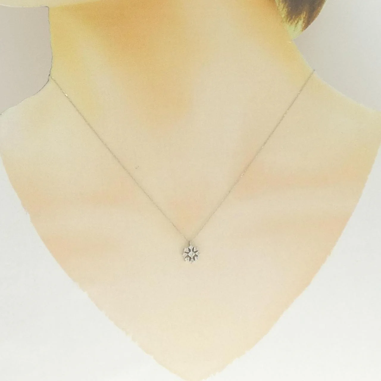 Pt900 Diamond Necklace - Image 6