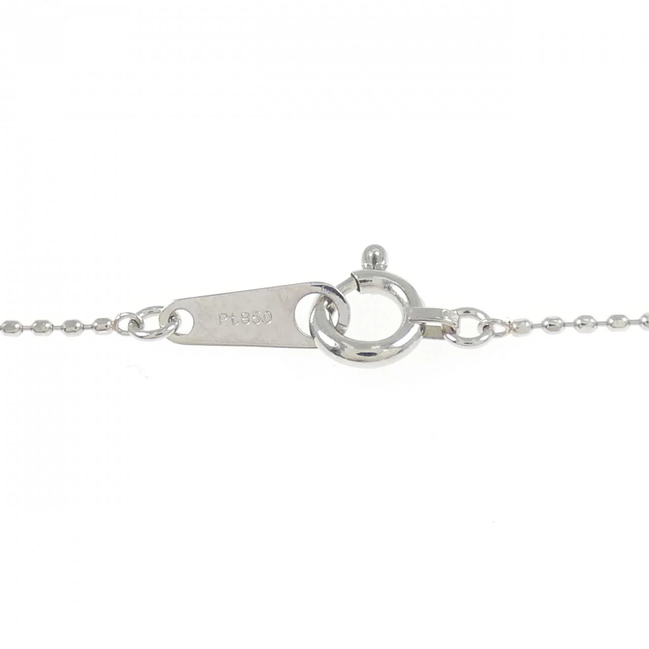 Pt900/Pt850 Platinum Diamond Necklace - Image 5
