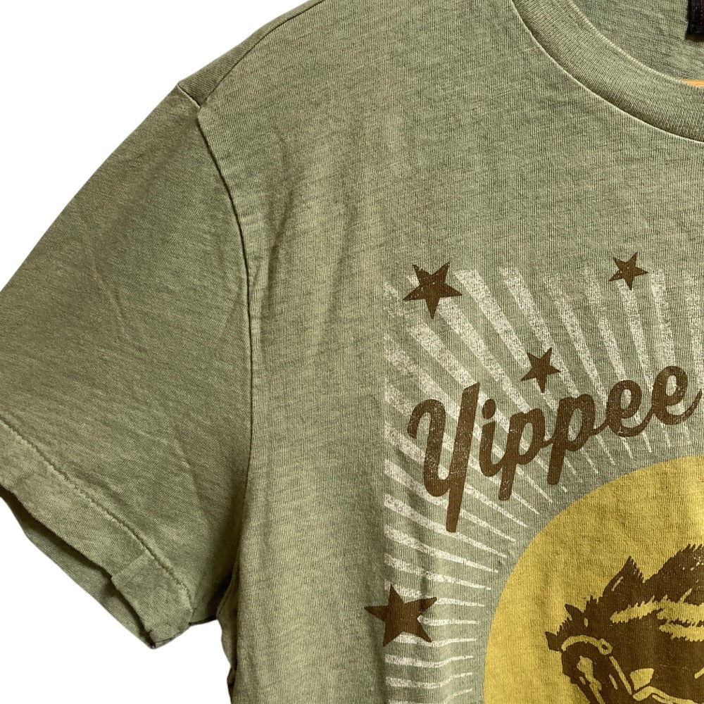 RRL Ralph Lauren Cowboy Print Cotton T Shirt - Image 3