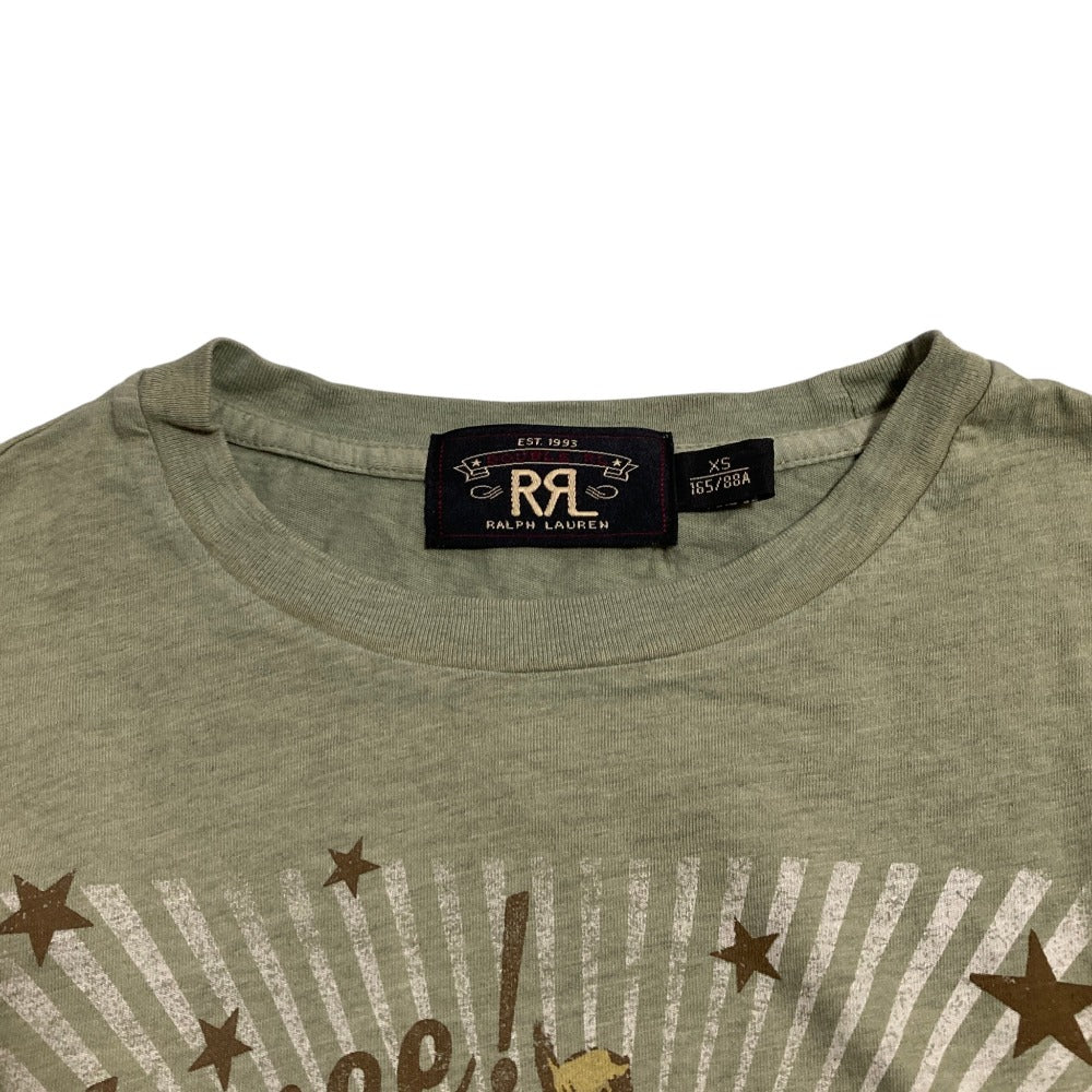 RRL Ralph Lauren Cowboy Print Cotton T Shirt - Image 9
