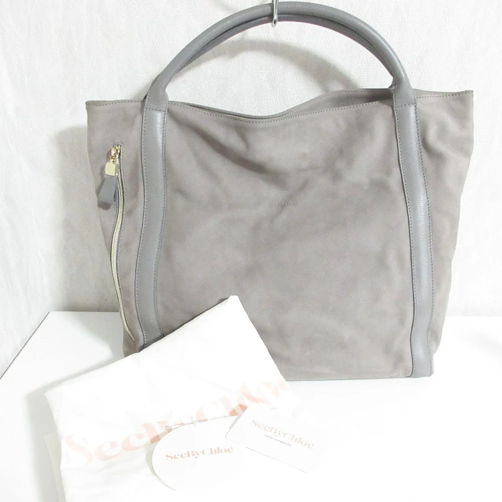See By Chloe Leather Tote Bag Handbag - Image 12
