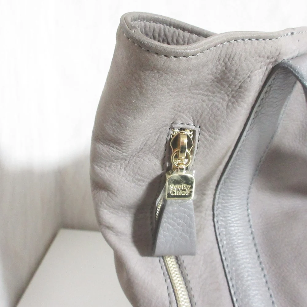 See By Chloe Leather Tote Bag Handbag - Image 19